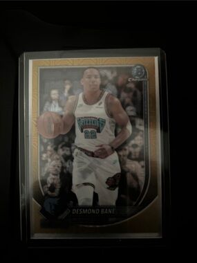 Desmond Bane Grizzlies Chrome Basketball Card - White & Teal 22/50 RARE PSA 9/10